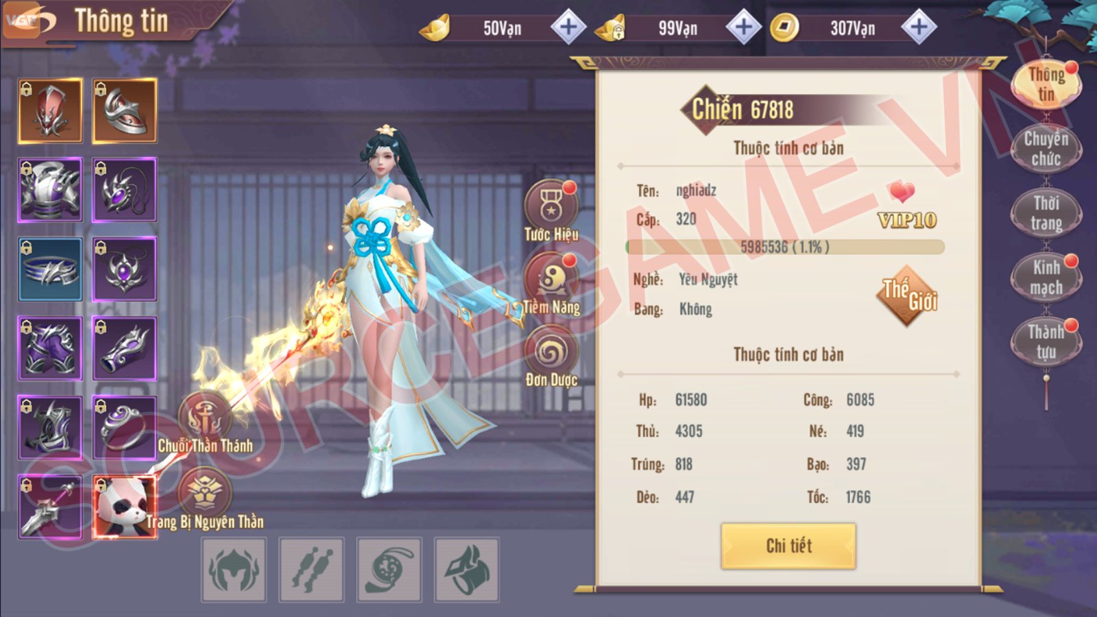 [MOBILE] THANH VÂN KIẾM 3D - PHIÊN BẢN BẢN 1 VPS - GAME NHẬP VAI PHONG CÁCH TIÊN HIỆP