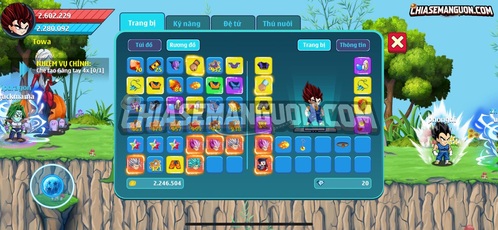 [FULL SOURCE] RỒNG THẦN ONLINE - SHARE FREE